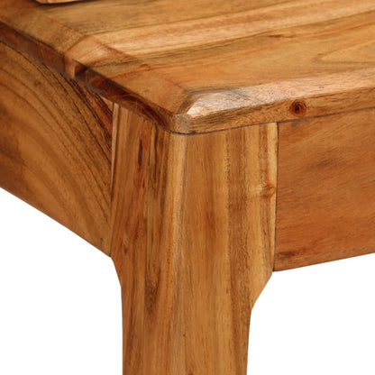 vidaXL Schreibtisch mit Schubladen Massivholz 88 x 50 x 90 cm