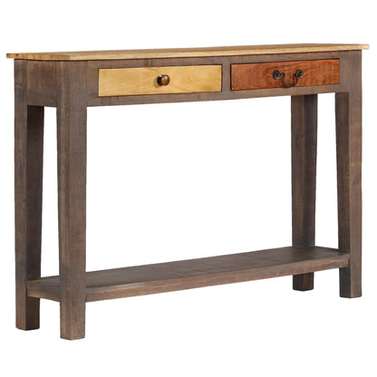 vidaXL Konsolentisch Massivholz Vintage 118 x 30 x 80 cm