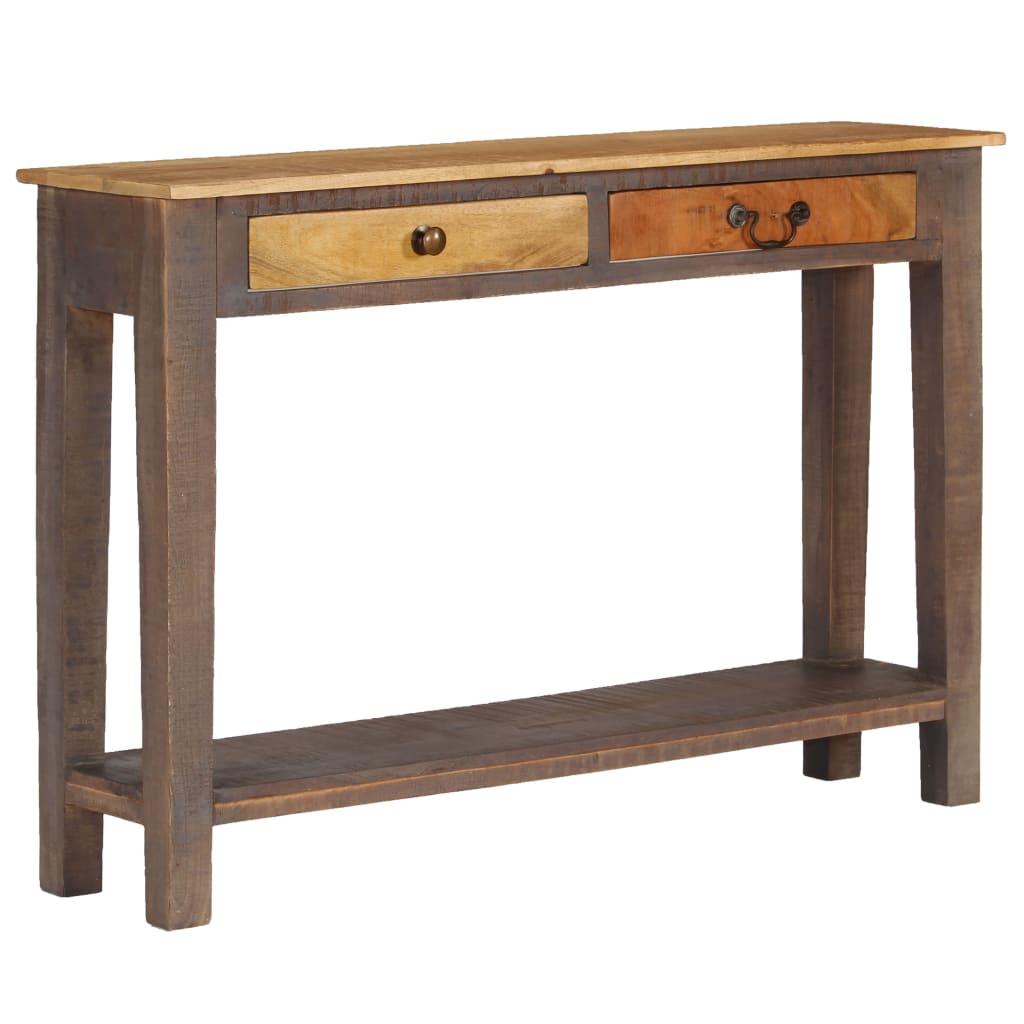 vidaXL Konsolentisch Massivholz Vintage 118 x 30 x 80 cm