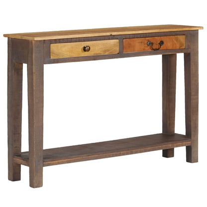 vidaXL Konsolentisch Massivholz Vintage 118 x 30 x 80 cm