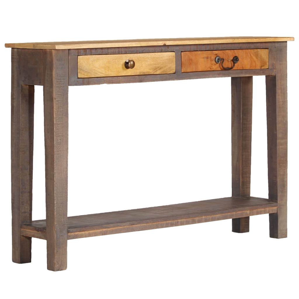 vidaXL Konsolentisch Massivholz Vintage 118 x 30 x 80 cm