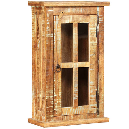 vidaXL Wandschrank Altholz Massiv 44x21x72 cm