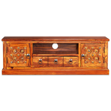 vidaXL Meuble TV en bois d'acacia massif 120x30x40 cm
