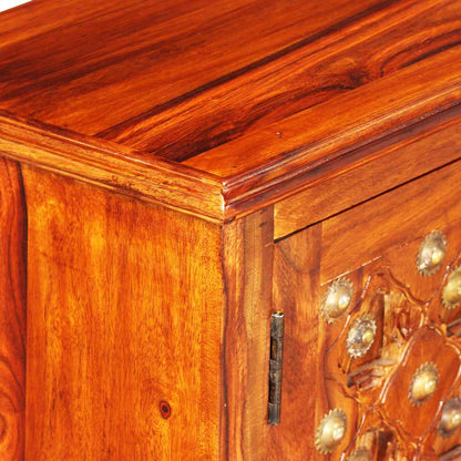 vidaXL Meuble TV en bois d'acacia massif 120x30x40 cm