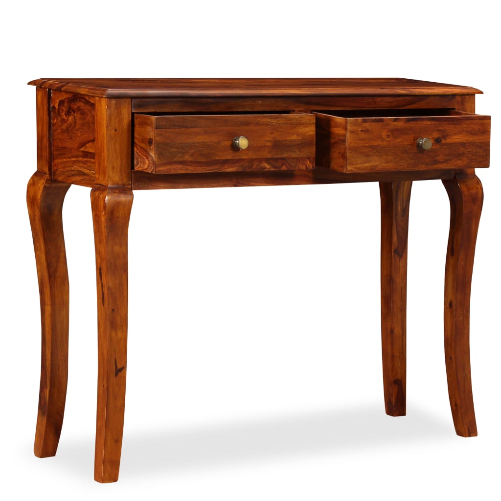 vidaXL Konsolentisch Massivholz Akazie 90x32x76 cm