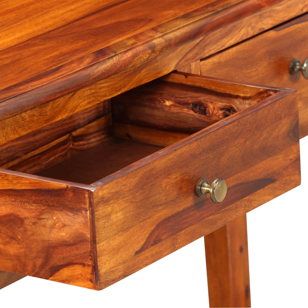vidaXL Konsolentisch Massivholz Akazie 90x32x76 cm