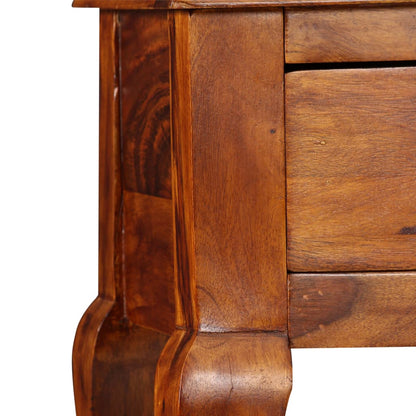 vidaXL Konsolentisch Massivholz Akazie 90x32x76 cm