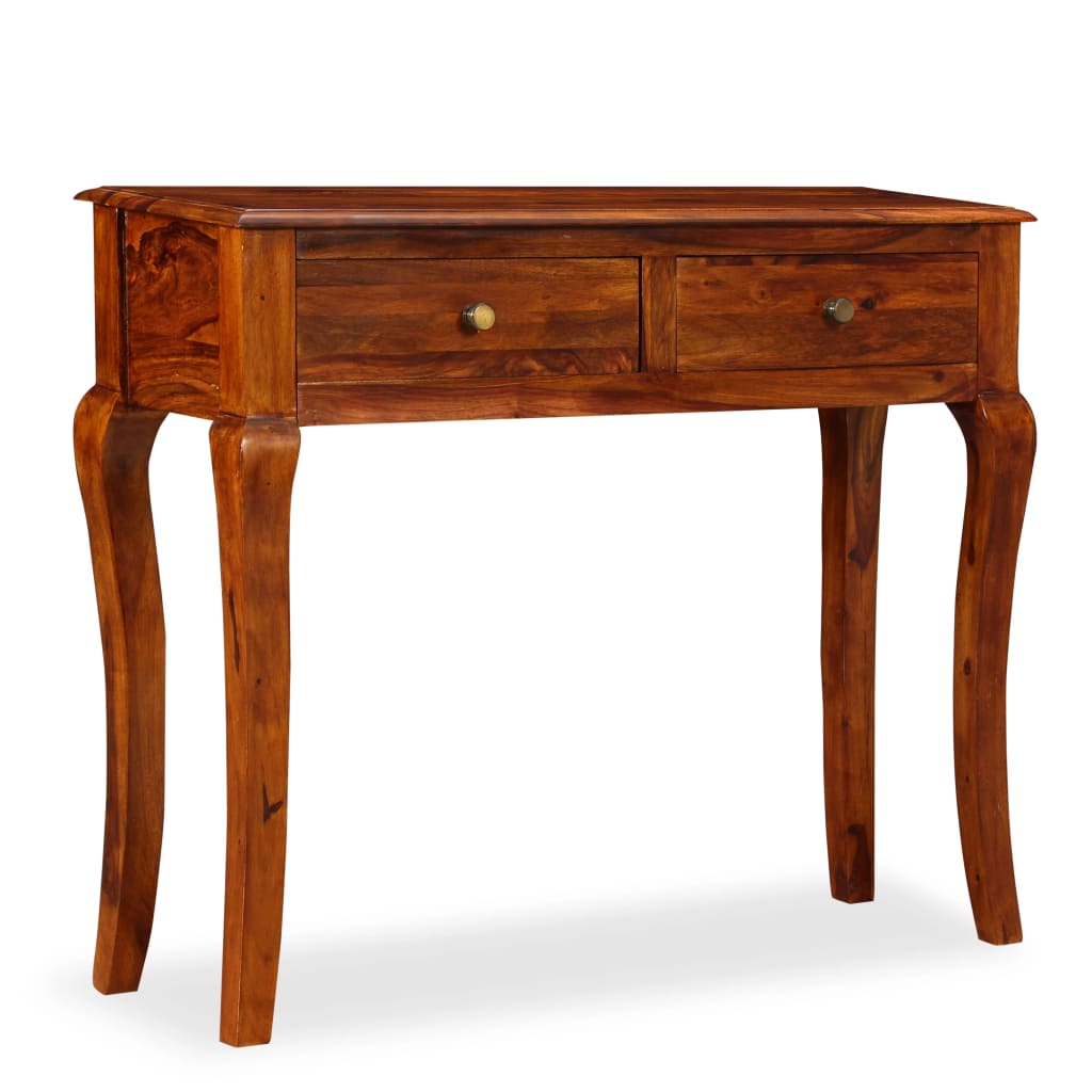 vidaXL Konsolentisch Massivholz Akazie 90x32x76 cm