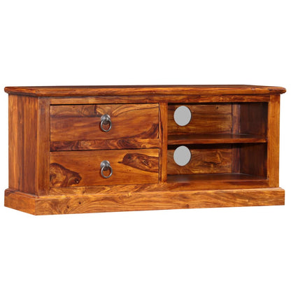 vidaXL Meuble TV Bois d'acacia massif 90x30x40 cm