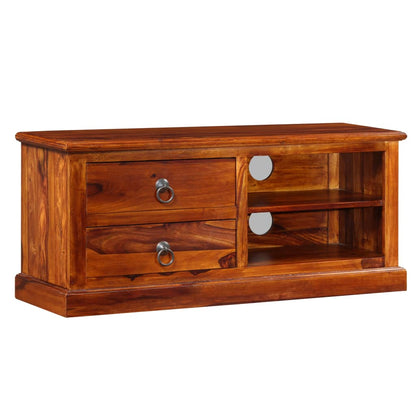 vidaXL Meuble TV Bois d'acacia massif 90x30x40 cm