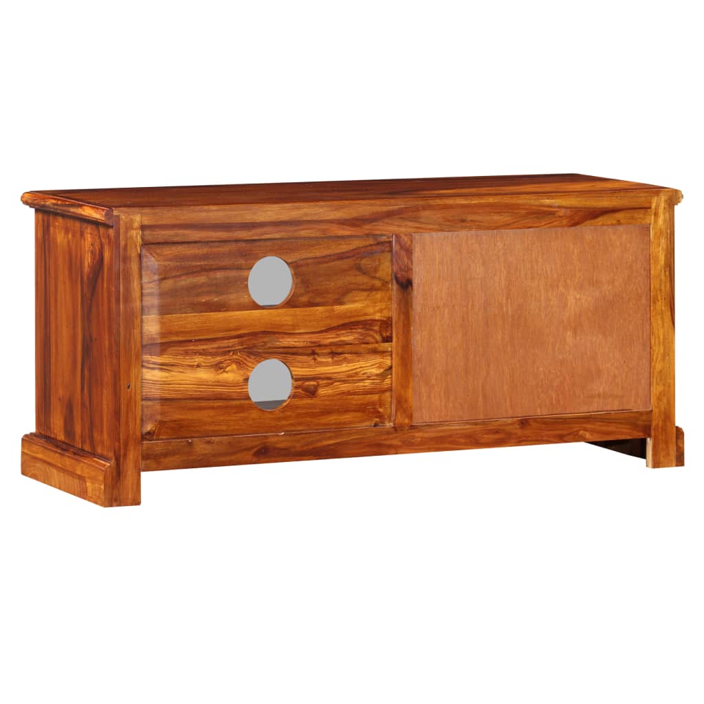 vidaXL Meuble TV Bois d'acacia massif 90x30x40 cm