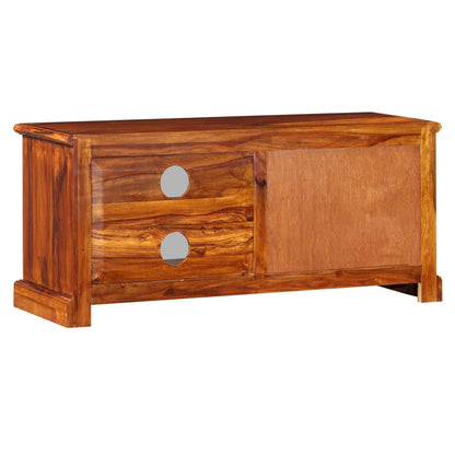 vidaXL Meuble TV Bois d'acacia massif 90x30x40 cm