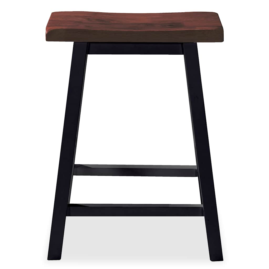 vidaXL Ensemble de bar 3 pièces MDF noir