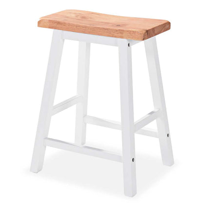 vidaXL Ensemble de bar 3 pièces MDF blanc