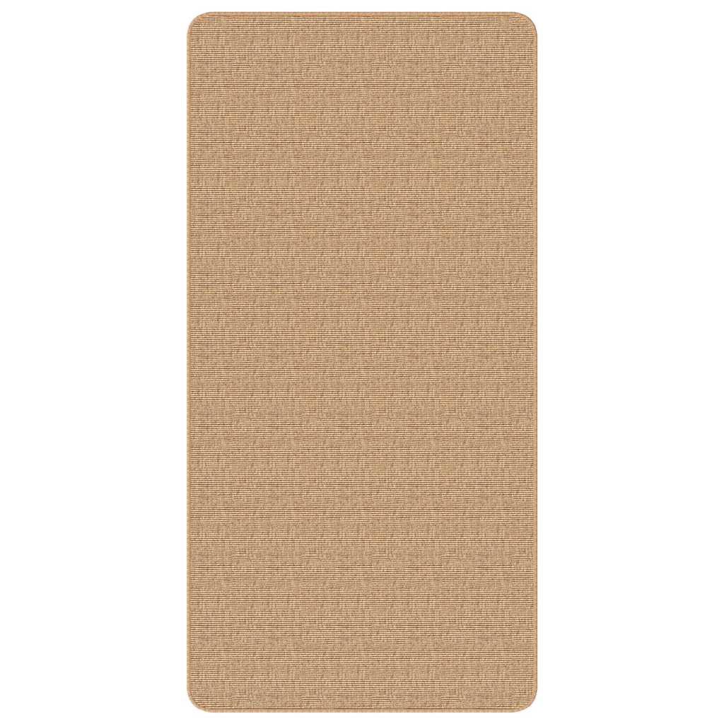 vidaXL Tapis en jute avec envers en latex 80x160 cm Naturel