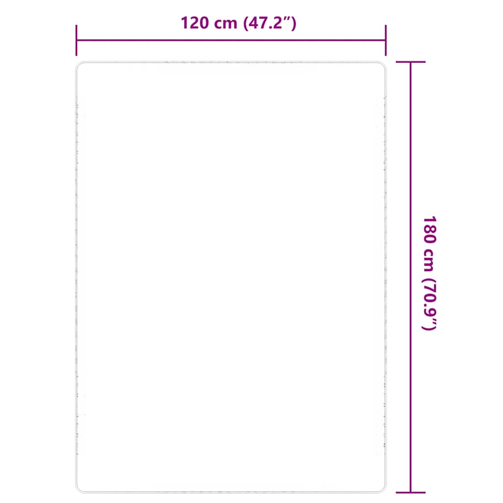 vidaXL Tapis en jute avec envers en latex 120x180 cm Naturel