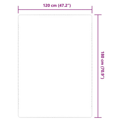 vidaXL Tapis en jute avec envers en latex 120x180 cm Naturel