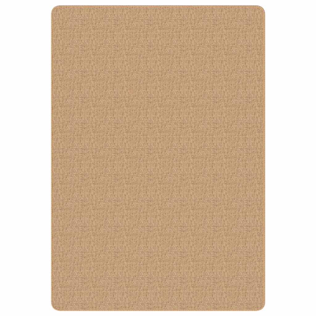 vidaXL Tapis en jute avec envers en latex 140x200 cm Naturel
