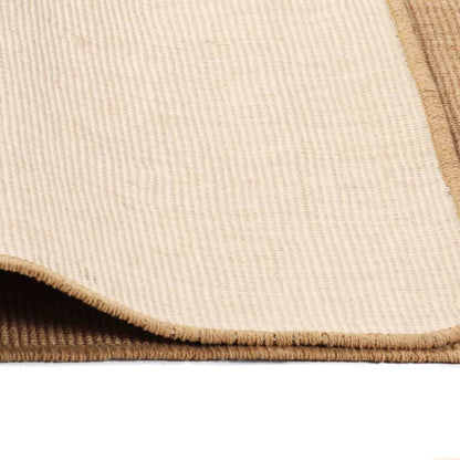 vidaXL Tapis en jute avec envers en latex 160x230 cm Naturel