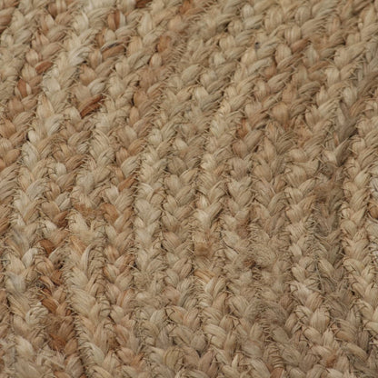 vidaXL Tapis en jute tressé 150 cm Rond