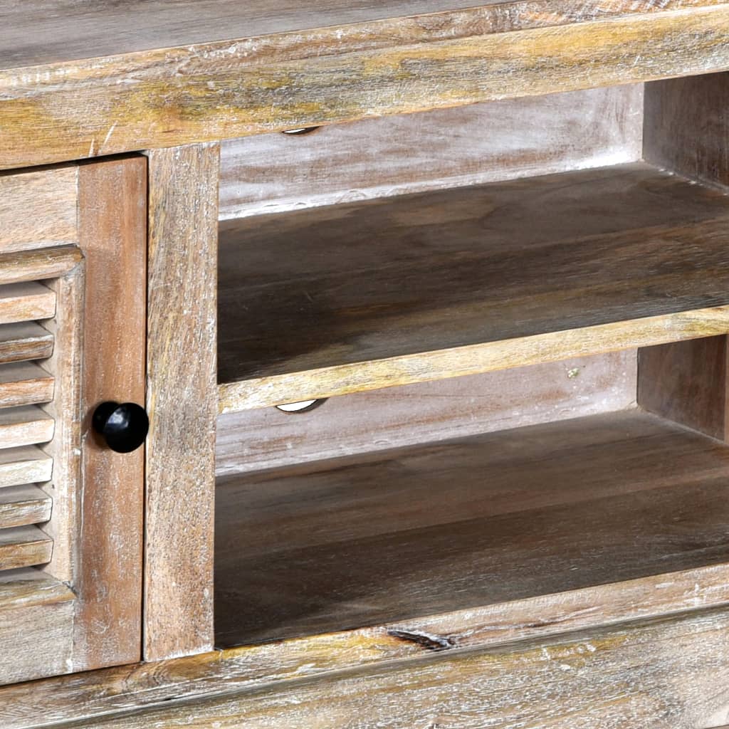 vidaXL Meuble TV en bois de manguier massif