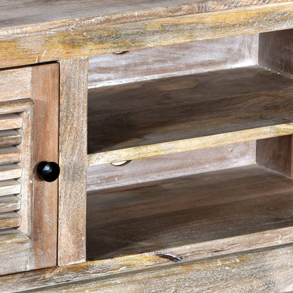 vidaXL Meuble TV en bois de manguier massif