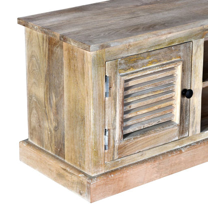 vidaXL Meuble TV en bois de manguier massif