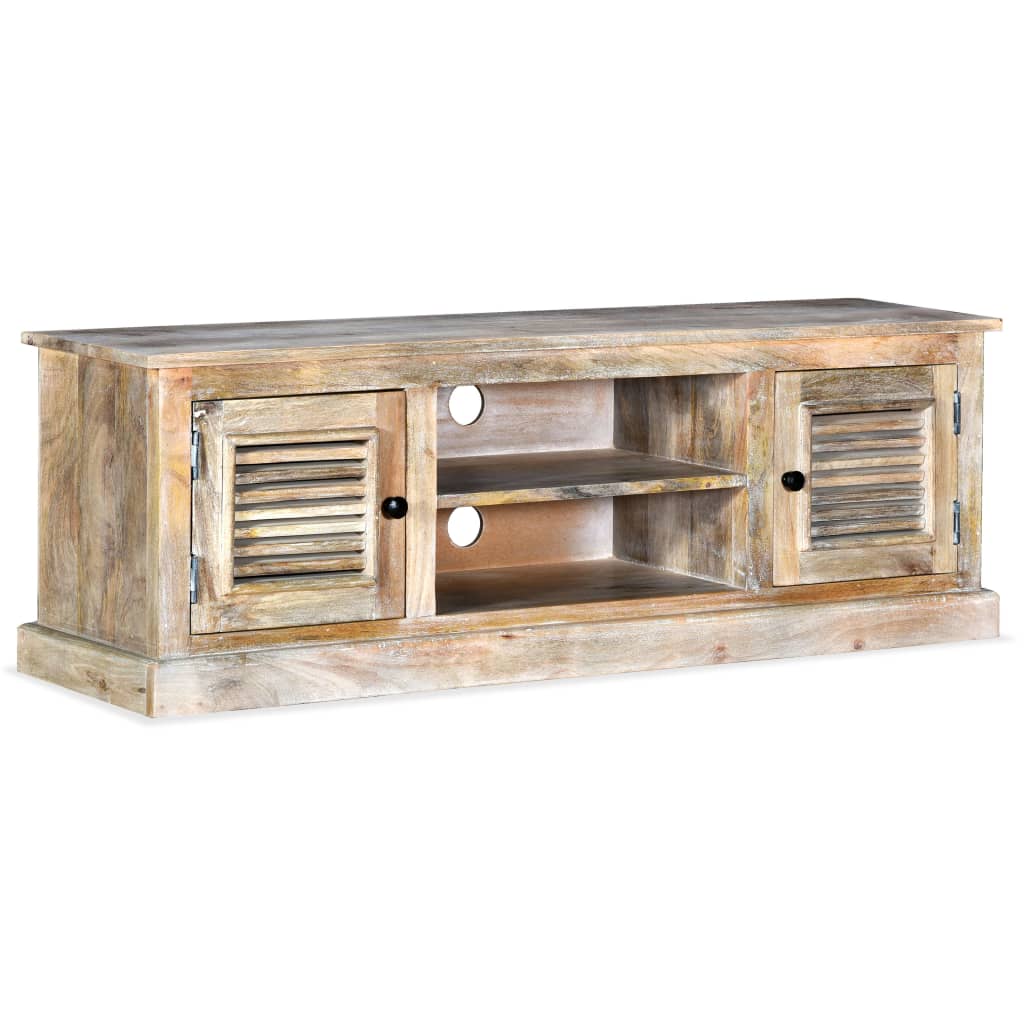 vidaXL Meuble TV en bois de manguier massif