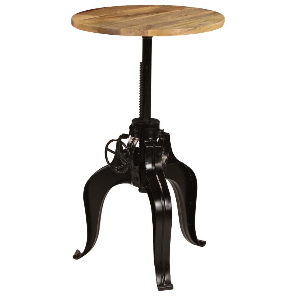 Bartisch Massivholz Mango 60×(76-110) cm