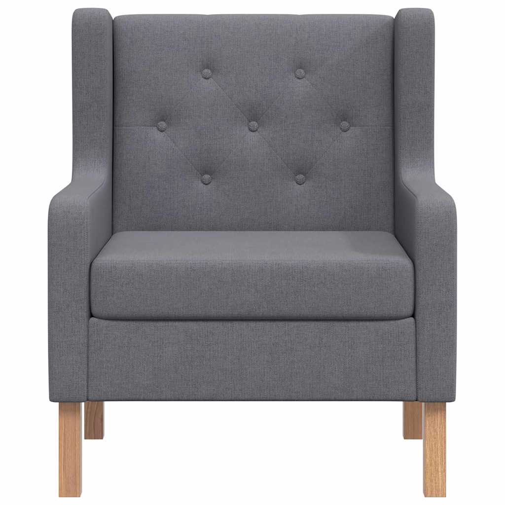 vidaXL Sessel Grau Stoff