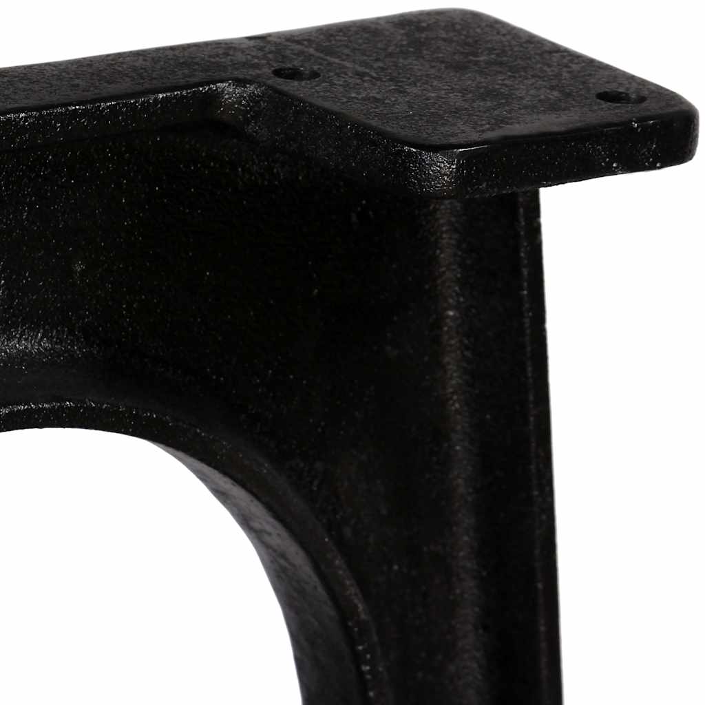 vidaXL Couchtisch-Beine 2 Stk. mit Gewölbtem Fuß A-Gestell Gusseisen