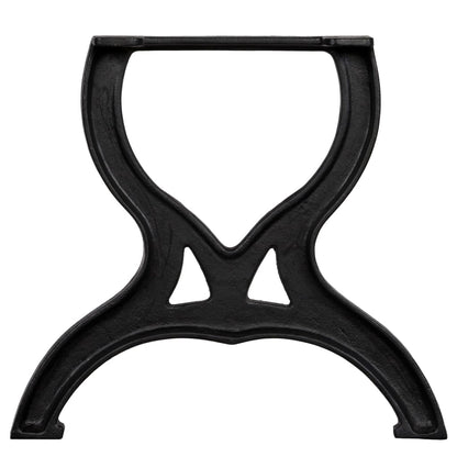 vidaXL Couchtischbeine 2 Stk. X-Rahmen Gusseisen