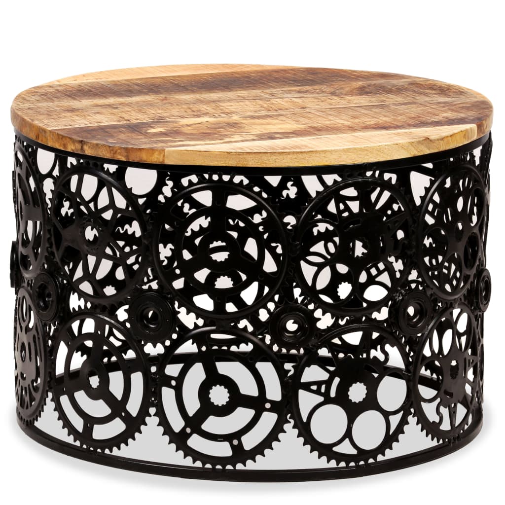 vidaXL Table basse en bois de manguier massif 60x40 cm
