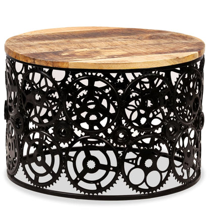 vidaXL Table basse en bois de manguier massif 60x40 cm