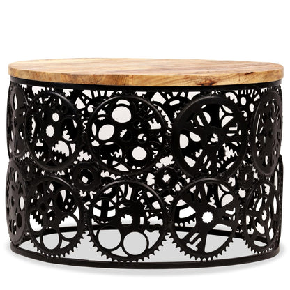 vidaXL Table basse en bois de manguier massif 60x40 cm
