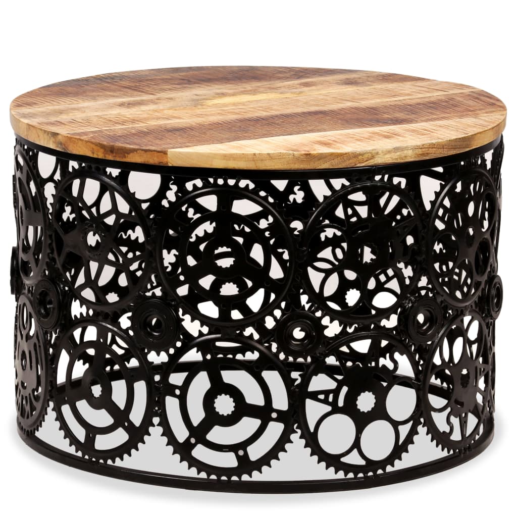 vidaXL Table basse en bois de manguier massif 60x40 cm