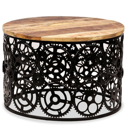 vidaXL Table basse en bois de manguier massif 60x40 cm