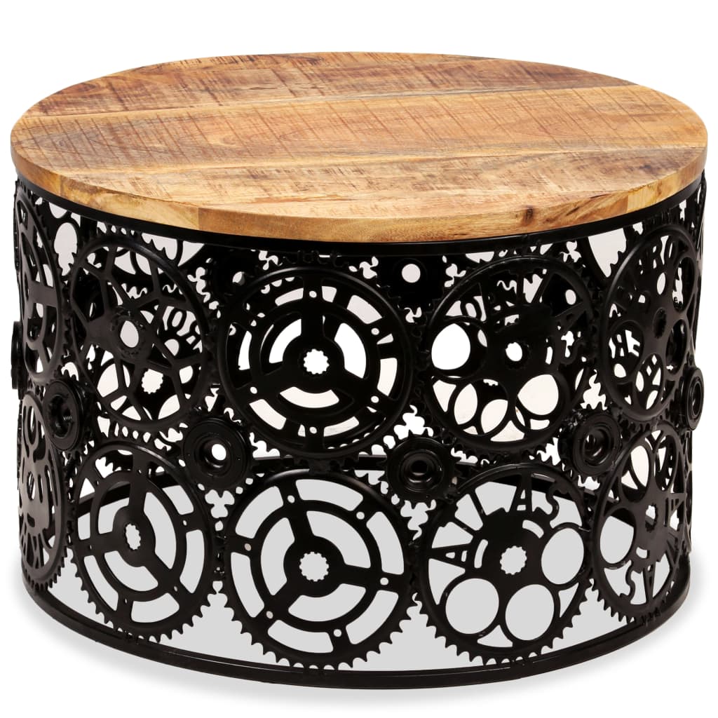 vidaXL Table basse en bois de manguier massif 60x40 cm