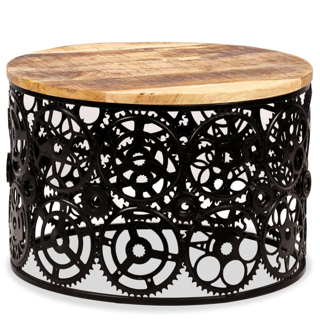 vidaXL Table basse en bois de manguier massif 60x40 cm