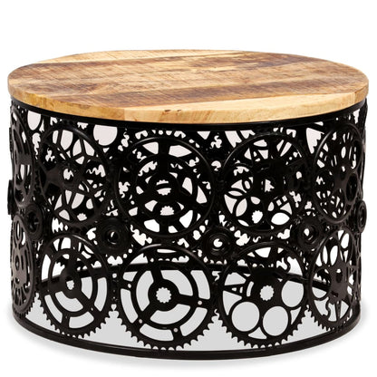 vidaXL Table basse en bois de manguier massif 60x40 cm