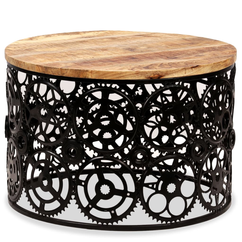 vidaXL Table basse en bois de manguier massif 60x40 cm