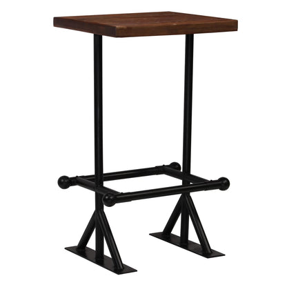 vidaXL Ensemble de bar 3 pcs Bois de récupération massif