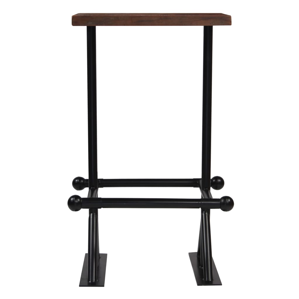 vidaXL Ensemble de bar 3 pcs Bois de récupération massif
