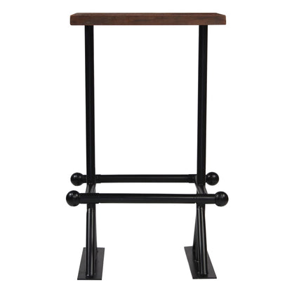 vidaXL Ensemble de bar 3 pcs Bois de récupération massif