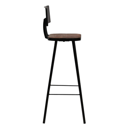 vidaXL Ensemble de bar 3 pcs Bois de récupération massif