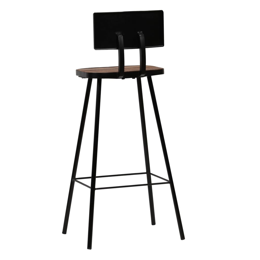vidaXL Ensemble de bar 5 pcs. en bois de récupération massif