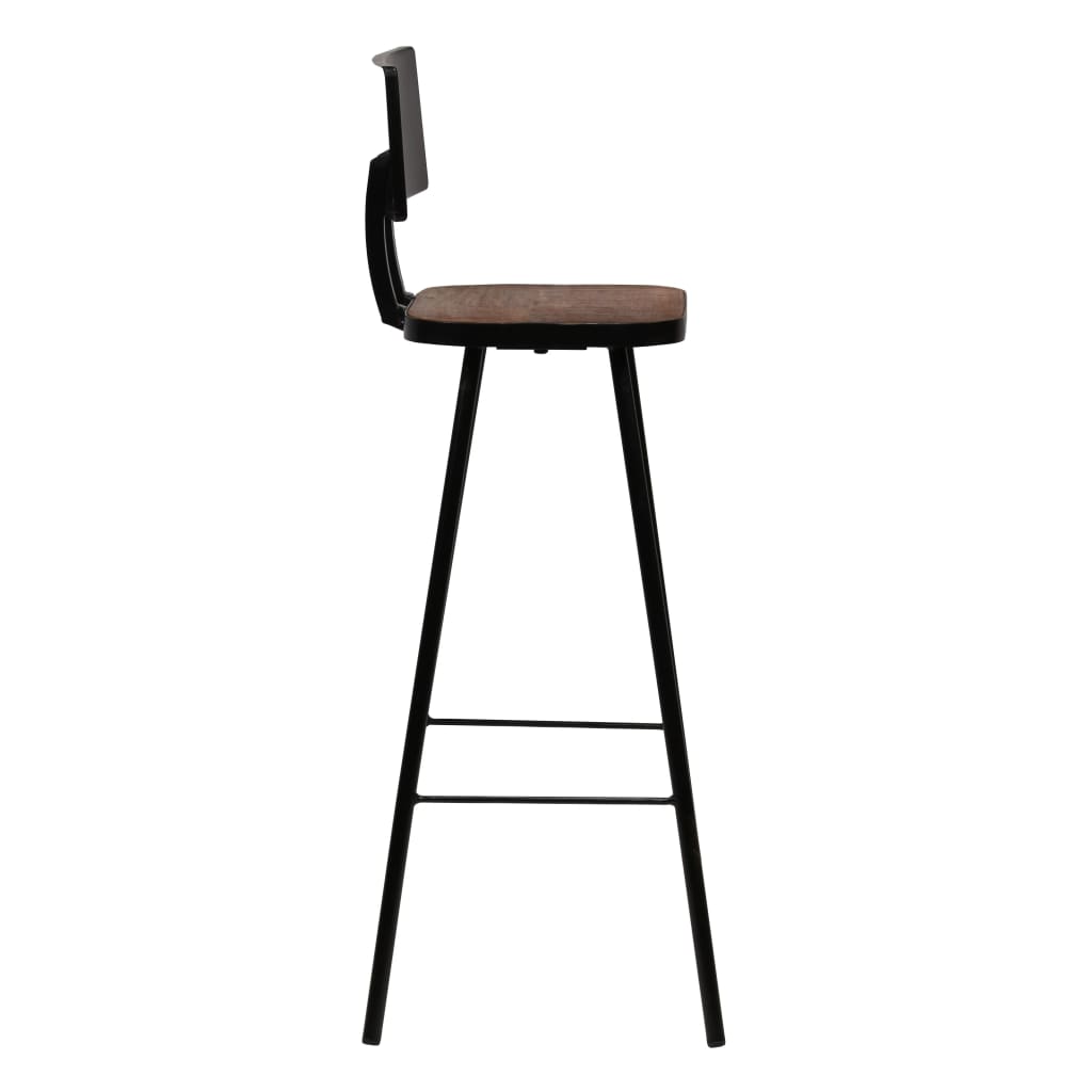 vidaXL Ensemble de bar 7 pièces en bois de récupération massif