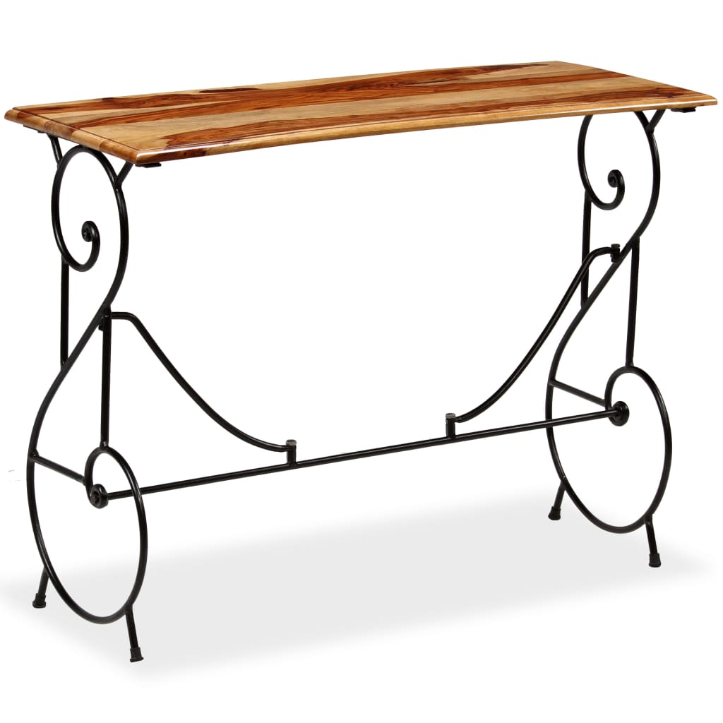 vidaXL Konsolentisch Massivholz Akazie 100 x 40 x 75 cm