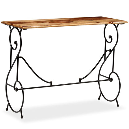 vidaXL Konsolentisch Massivholz Akazie 100 x 40 x 75 cm