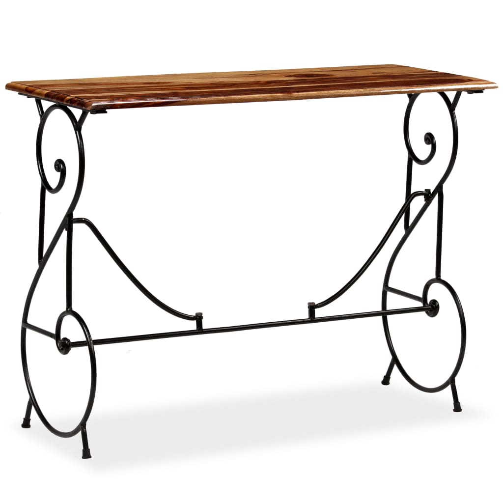vidaXL Konsolentisch Massivholz Akazie 100 x 40 x 75 cm